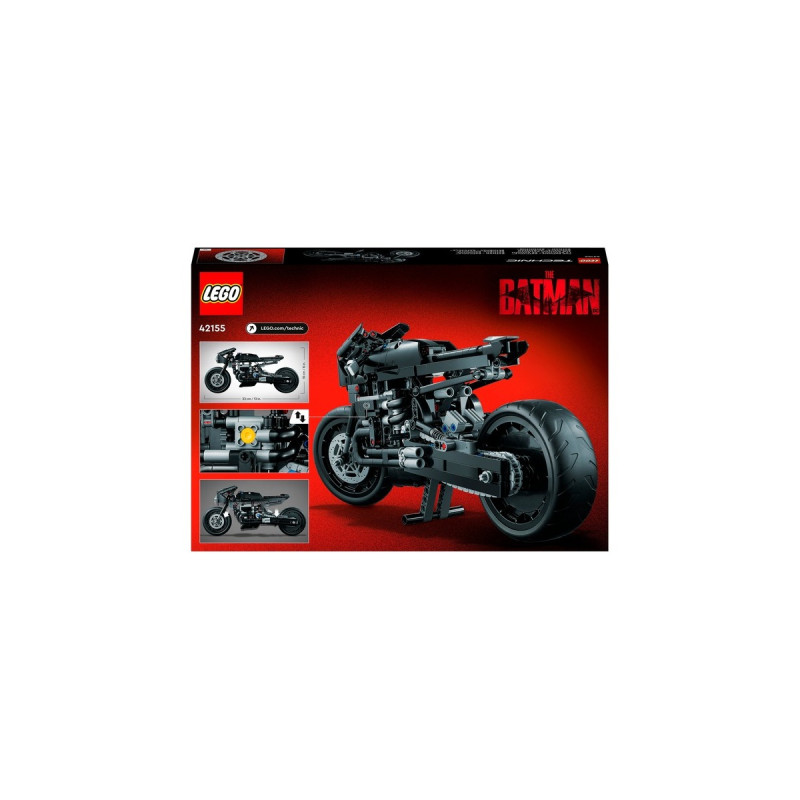 LEGO 42155 Technic The Batman - Batcycle, Konstruktionsspielzeug