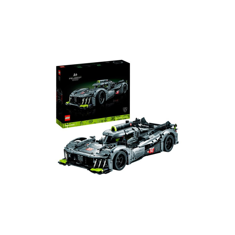 LEGO 42156 Technic PEUGEOT 9X8 24H Le Mans Hybrid Hypercar, Konstruktionsspielzeug