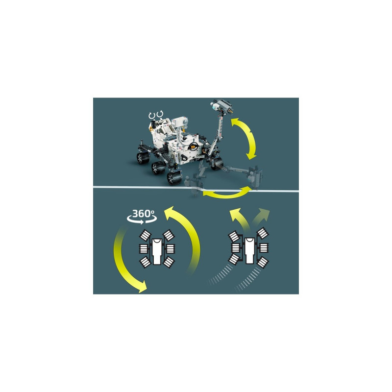 LEGO 42158 Technic NASA Mars-Rover Perseverance, Konstruktionsspielzeug