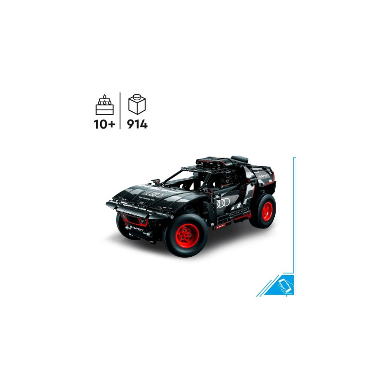 LEGO 42160 Technic Audi RS Q e-tron, Konstruktionsspielzeug(App-kontrollierter Geländewagen)