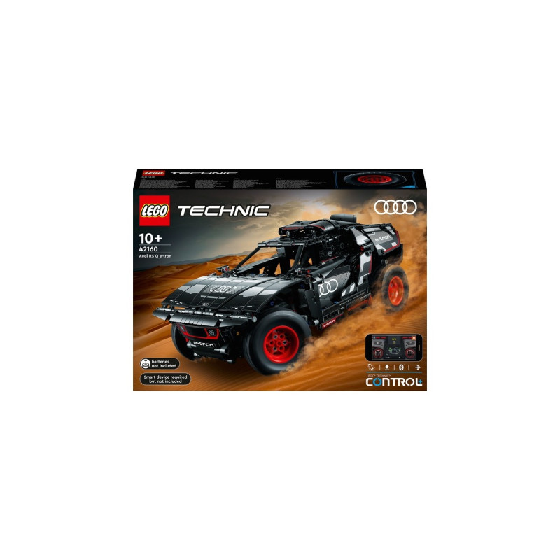 LEGO 42160 Technic Audi RS Q e-tron, Konstruktionsspielzeug(App-kontrollierter Geländewagen)