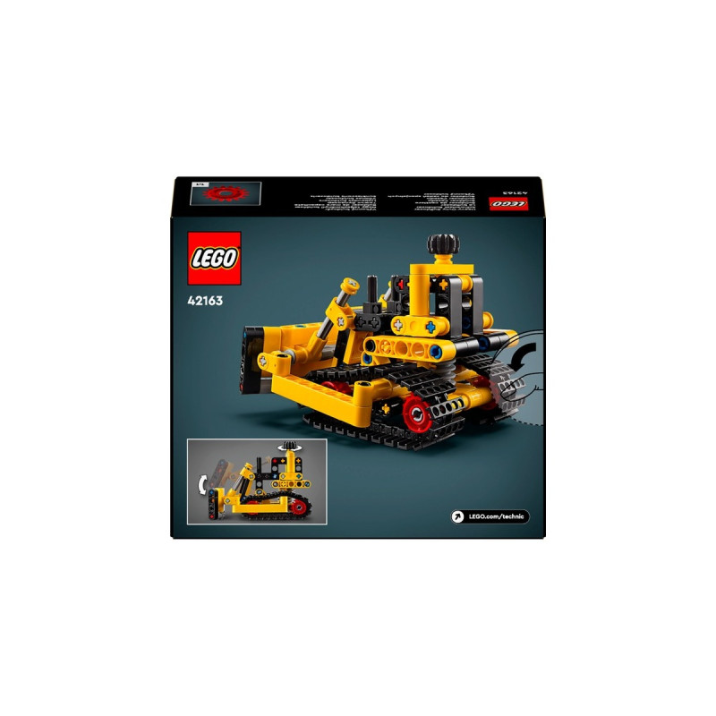 LEGO 42163 Technic Schwerlast-Bulldozer, Konstruktionsspielzeug