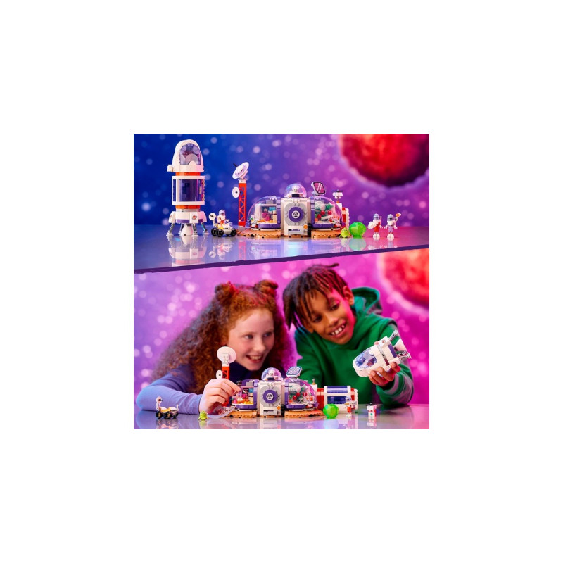 LEGO 42605 Friends Mars-Raumbasis mit Rakete, Konstruktionsspielzeug