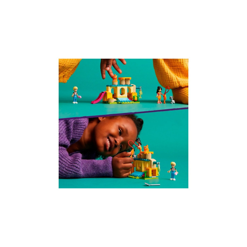 LEGO 42612 Friends Abenteuer auf dem Katzenspielplatz, Konstruktionsspielzeug