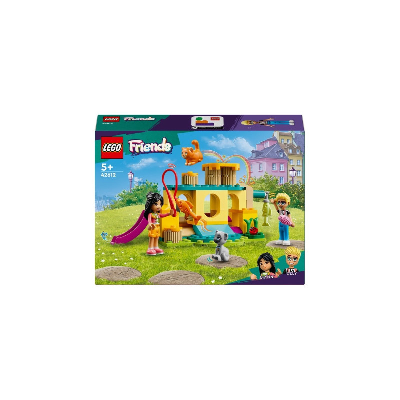 LEGO 42612 Friends Abenteuer auf dem Katzenspielplatz, Konstruktionsspielzeug