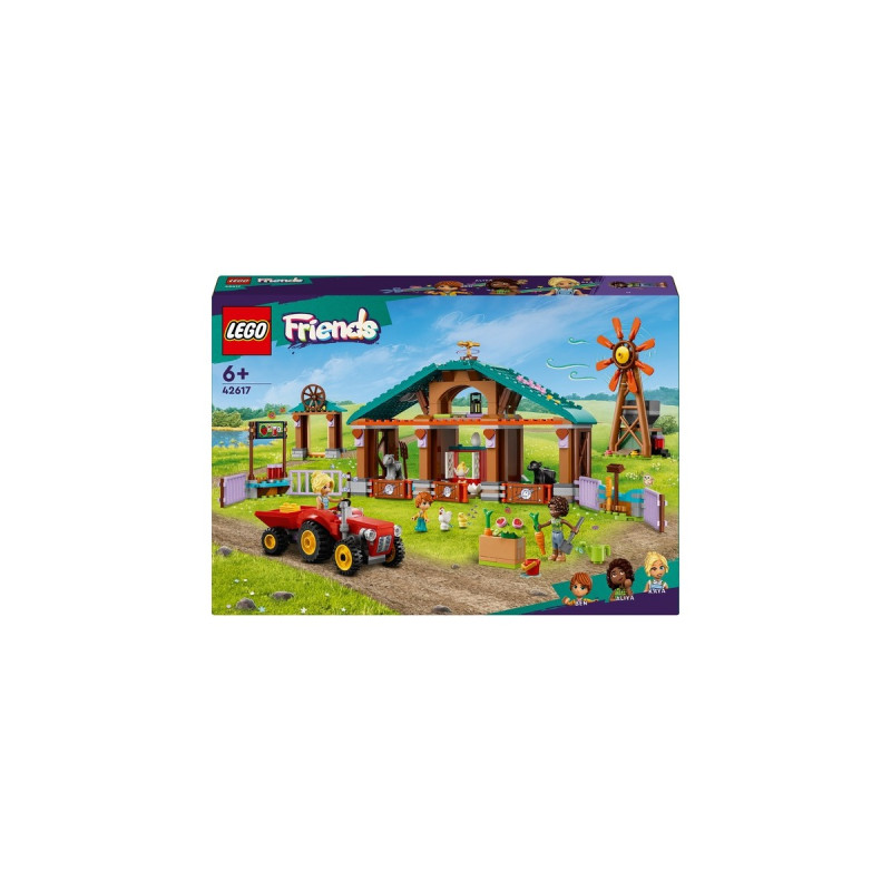 LEGO 42617 Friends Auffangstation für Farmtiere, Konstruktionsspielzeug
