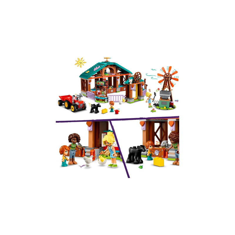 LEGO 42617 Friends Auffangstation für Farmtiere, Konstruktionsspielzeug