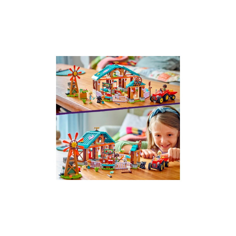 LEGO 42617 Friends Auffangstation für Farmtiere, Konstruktionsspielzeug