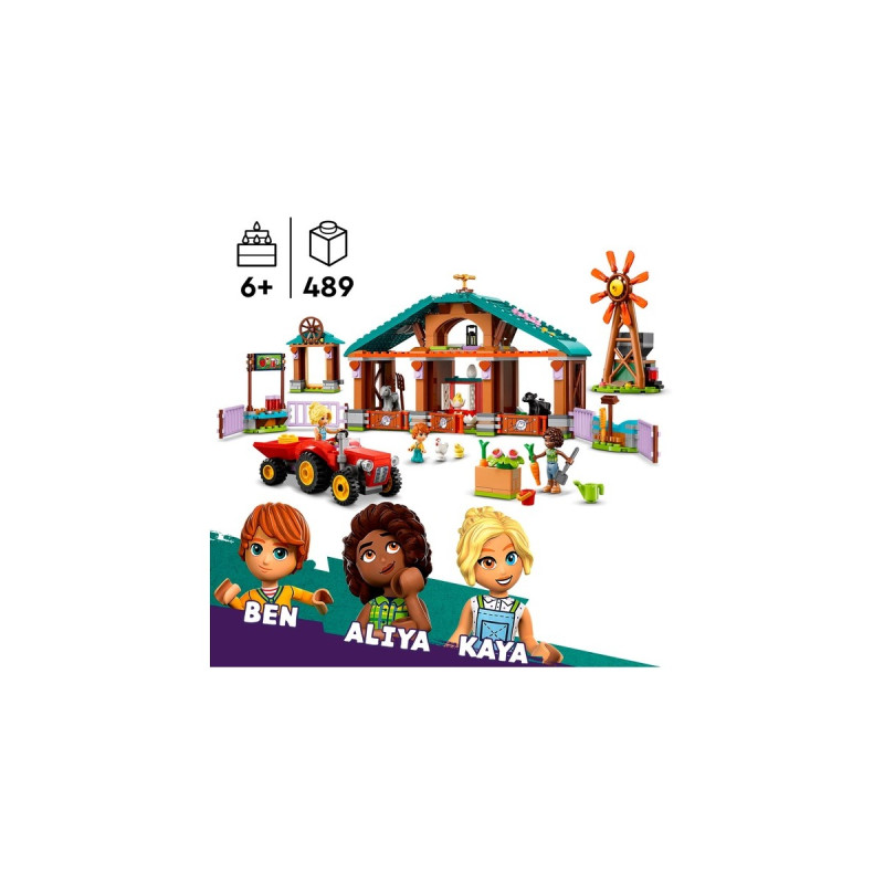 LEGO 42617 Friends Auffangstation für Farmtiere, Konstruktionsspielzeug