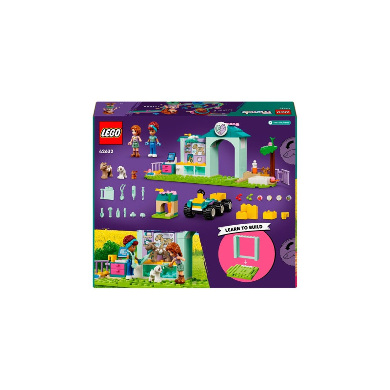LEGO 42632 Friends Farmtierklinik, Konstruktionsspielzeug