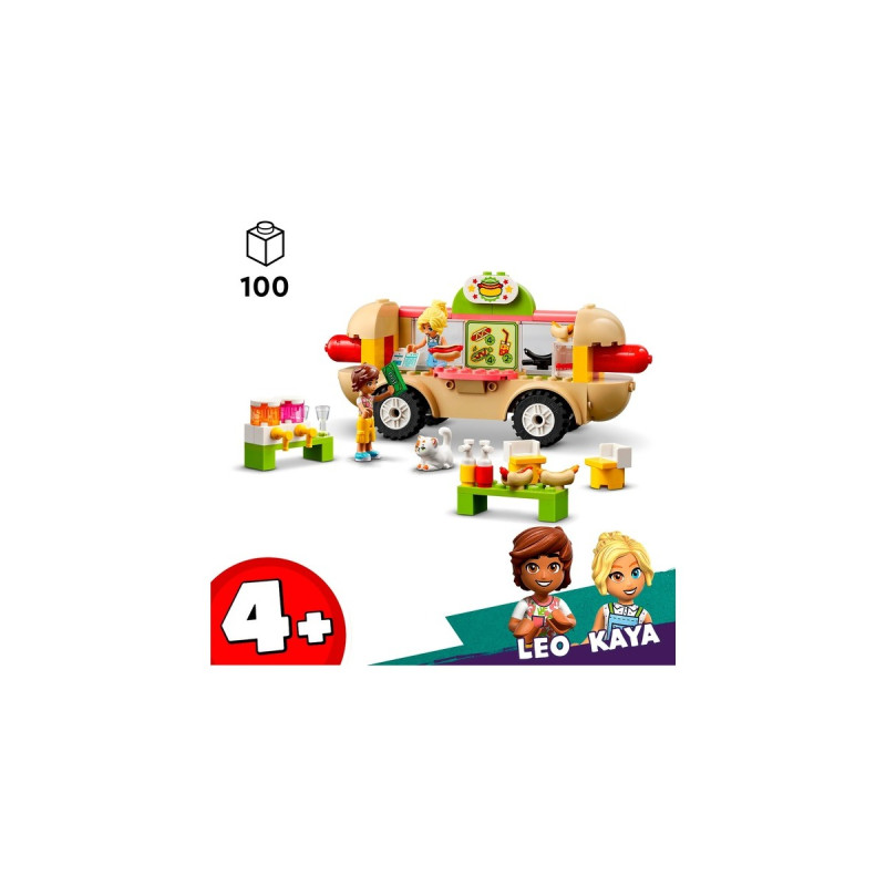 LEGO 42633 Friends Hotdog-Truck, Konstruktionsspielzeug