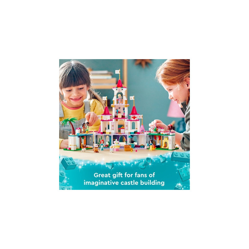 LEGO 43205 Disney Princess Ultimatives Abenteuerschloss, Konstruktionsspielzeug