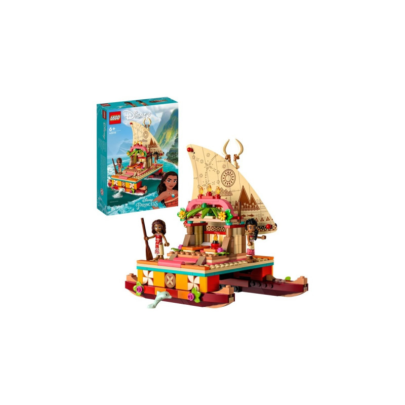 LEGO 43210 Disney Princess Vaianas Katamaran, Konstruktionsspielzeug