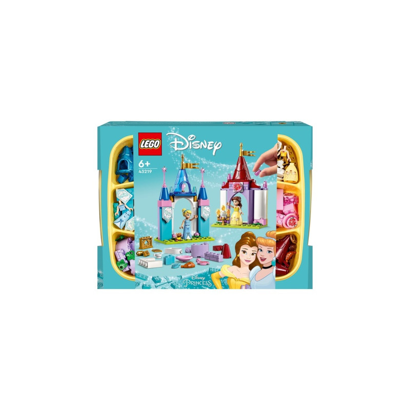 LEGO 43219 Disney Princess Kreative Schlösserbox, Konstruktionsspielzeug
