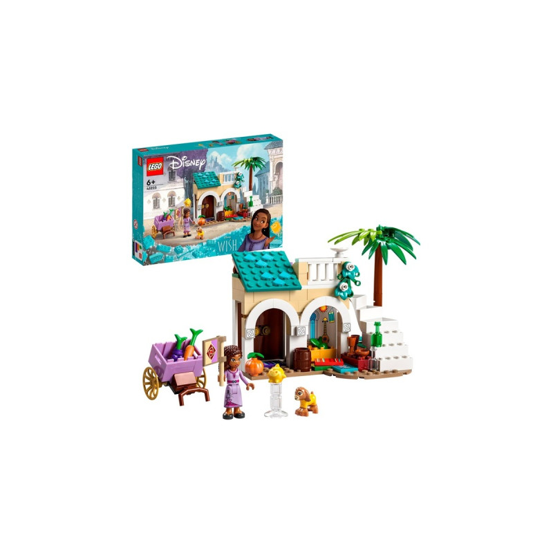 LEGO 43223 Disney Wish Asha in der Stadt Rosas, Konstruktionsspielzeug