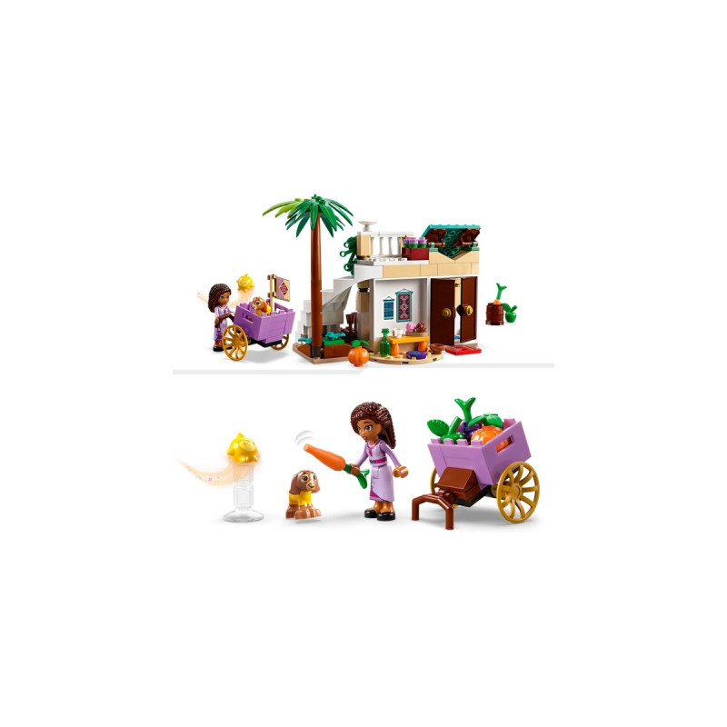 LEGO 43223 Disney Wish Asha in der Stadt Rosas, Konstruktionsspielzeug
