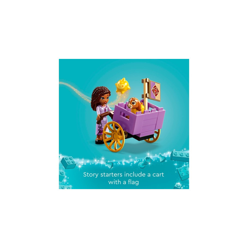 LEGO 43223 Disney Wish Asha in der Stadt Rosas, Konstruktionsspielzeug