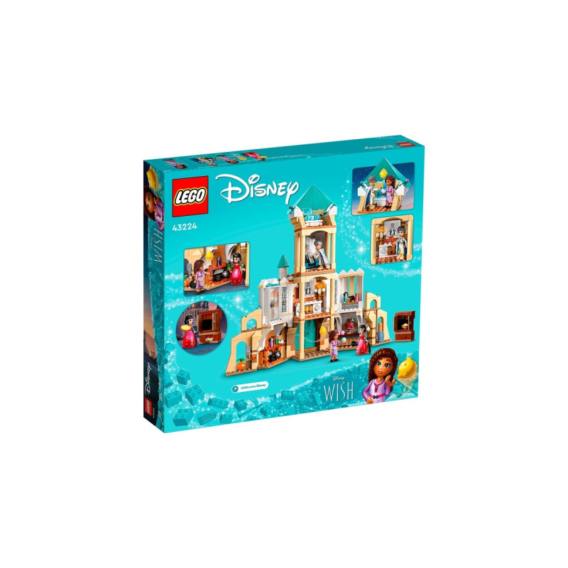 LEGO 43224 Disney Wish König Magnificos Schloss, Konstruktionsspielzeug