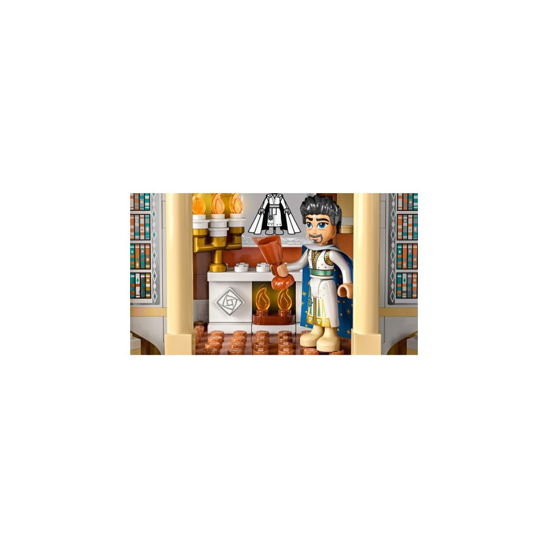 LEGO 43224 Disney Wish König Magnificos Schloss, Konstruktionsspielzeug