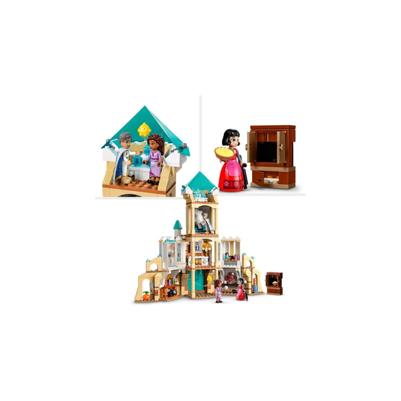 LEGO 43224 Disney Wish König Magnificos Schloss, Konstruktionsspielzeug