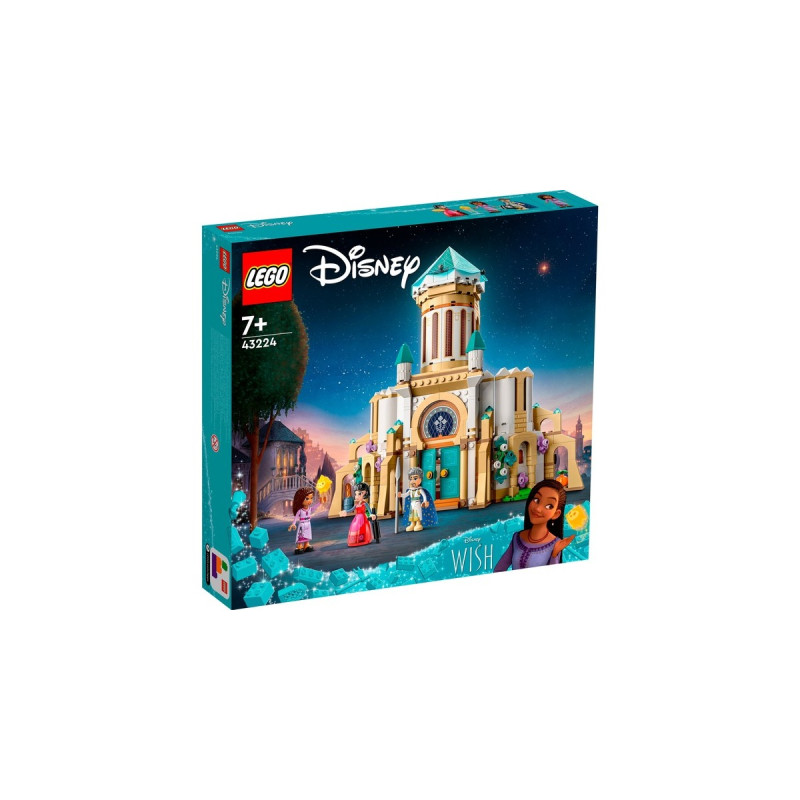 LEGO 43224 Disney Wish König Magnificos Schloss, Konstruktionsspielzeug