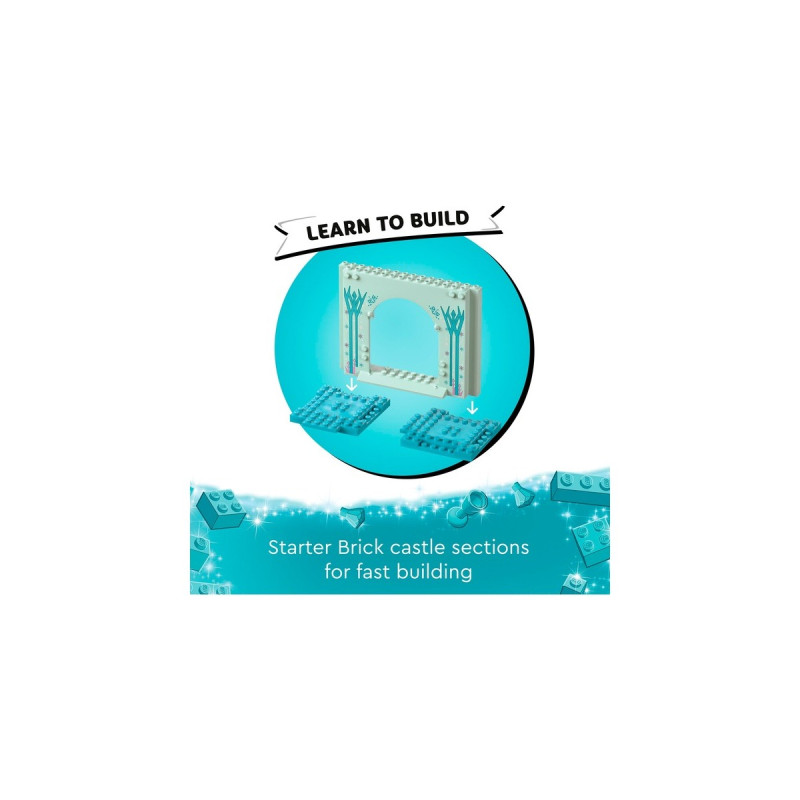 LEGO 43238 Disney Princess Elsas Eispalast, Konstruktionsspielzeug