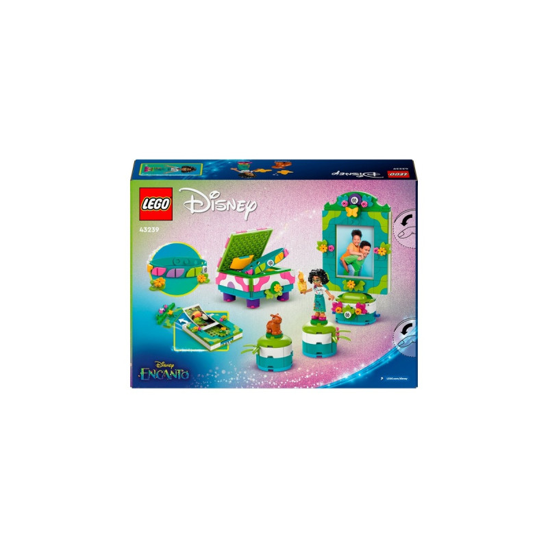 LEGO 43239 Disney Classic Mirabels Fotorahmen und Schmuckkassette, Konstruktionsspielzeug