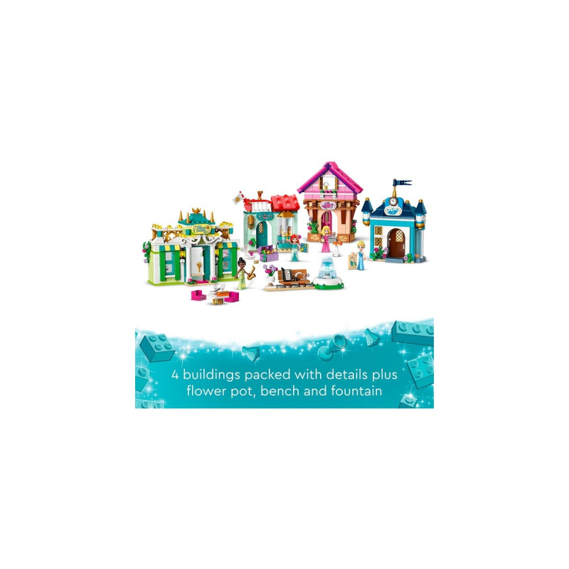 LEGO 43246 Disney Princess Disney Prinzessinnen Abenteuermarkt, Konstruktionsspielzeug