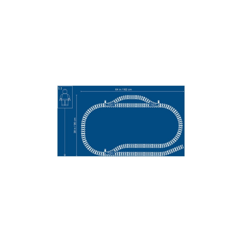 LEGO 60205 City Schienen, Konstruktionsspielzeug