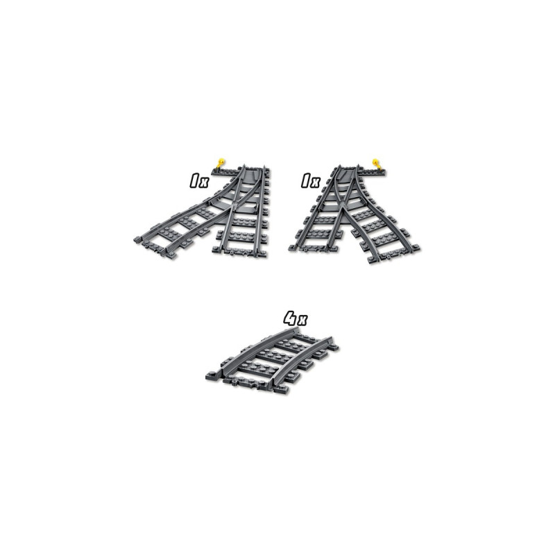 LEGO 60238 City Weichen, Konstruktionsspielzeug