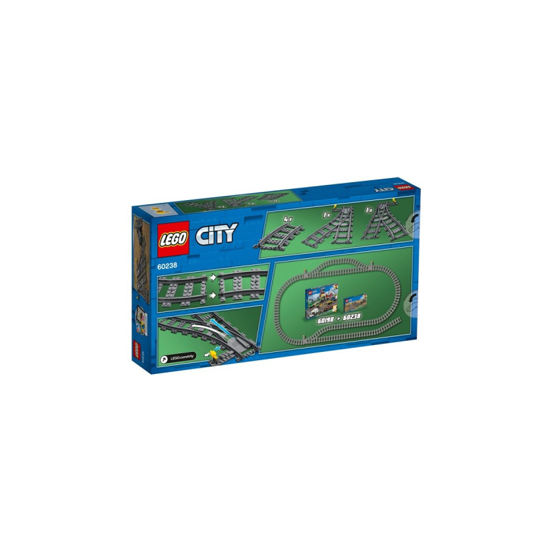 LEGO 60238 City Weichen, Konstruktionsspielzeug