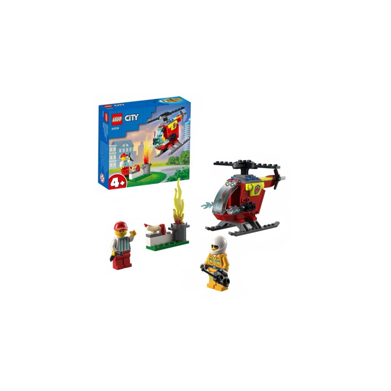 LEGO 60318 City Feuerwehrhubschrauber, Konstruktionsspielzeug