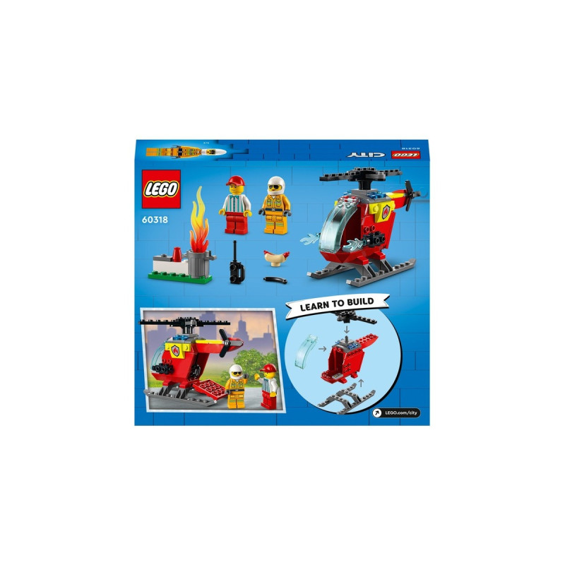 LEGO 60318 City Feuerwehrhubschrauber, Konstruktionsspielzeug