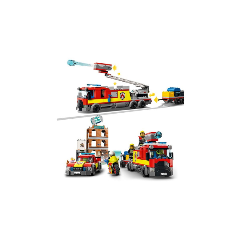 LEGO 60321 City Feuerwehreinsatz mit Löschtruppe, Konstruktionsspielzeug