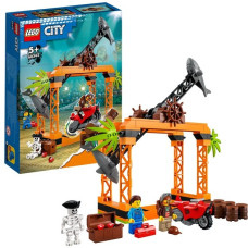 LEGO 60342 City Stuntz Haiangriff-Stuntchallenge, Konstruktionsspielzeug(Inkl. Motorrad und Stunt Racer Minifigur)