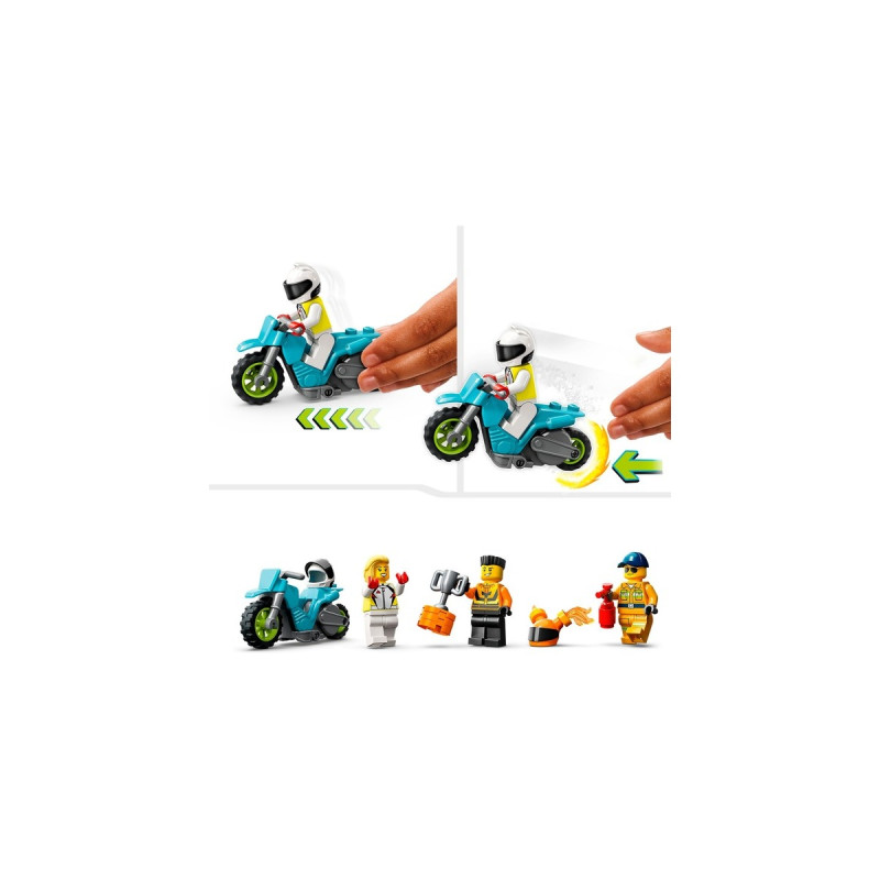 LEGO 60357 City Stunttruck mit Feuerreifen-Challenge, Konstruktionsspielzeug