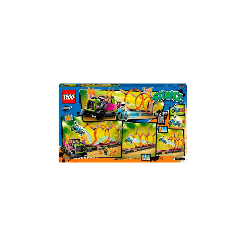 LEGO 60357 City Stunttruck mit Feuerreifen-Challenge, Konstruktionsspielzeug