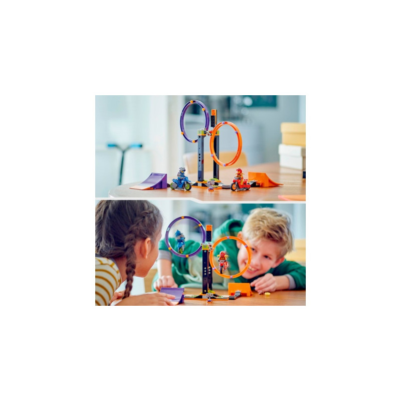 LEGO 60360 City Kreisende Reifen-Challenge, Konstruktionsspielzeug