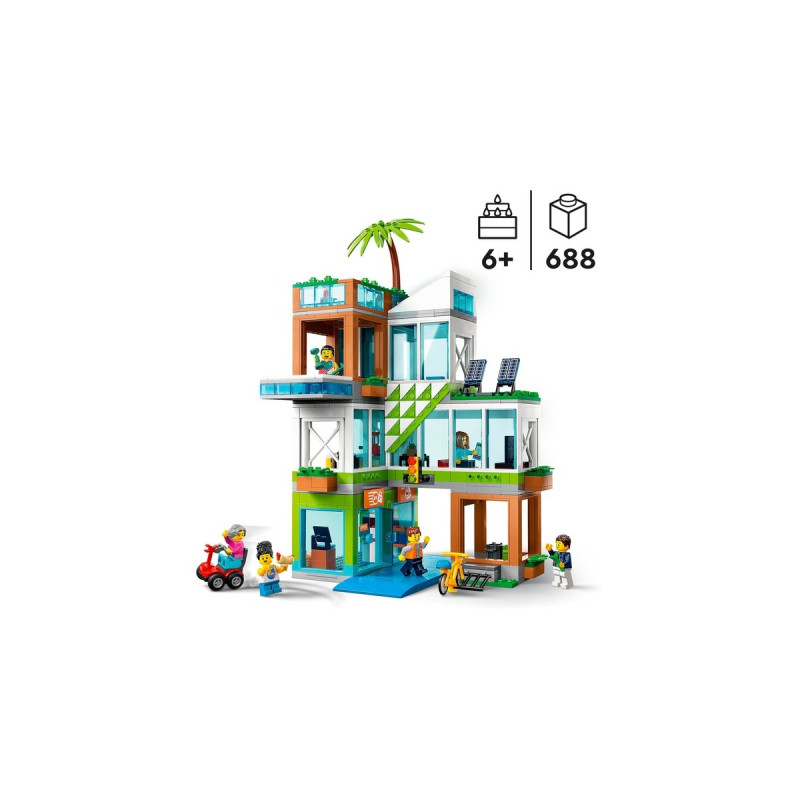 LEGO 60365 City Appartementhaus, Konstruktionsspielzeug