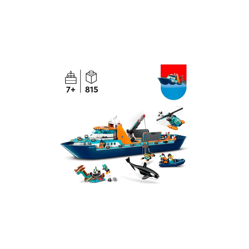 LEGO 60368 City Arktis-Forschungsschiff, Konstruktionsspielzeug