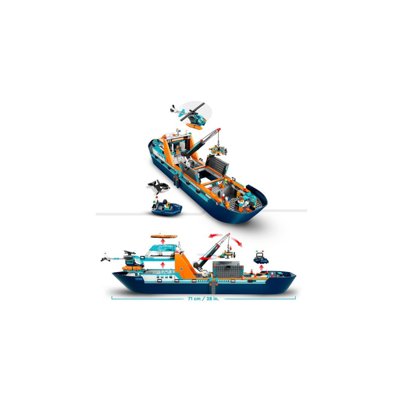 LEGO 60368 City Arktis-Forschungsschiff, Konstruktionsspielzeug
