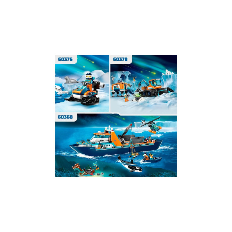 LEGO 60368 City Arktis-Forschungsschiff, Konstruktionsspielzeug
