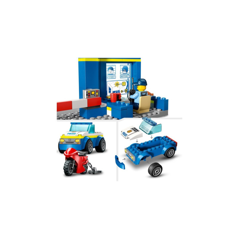 LEGO 60370 City Ausbruch aus der Polizeistation, Konstruktionsspielzeug