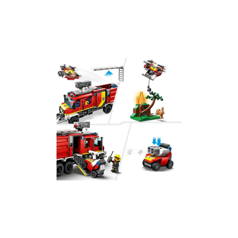 LEGO 60374 City Einsatzleitwagen der Feuerwehr, Konstruktionsspielzeug