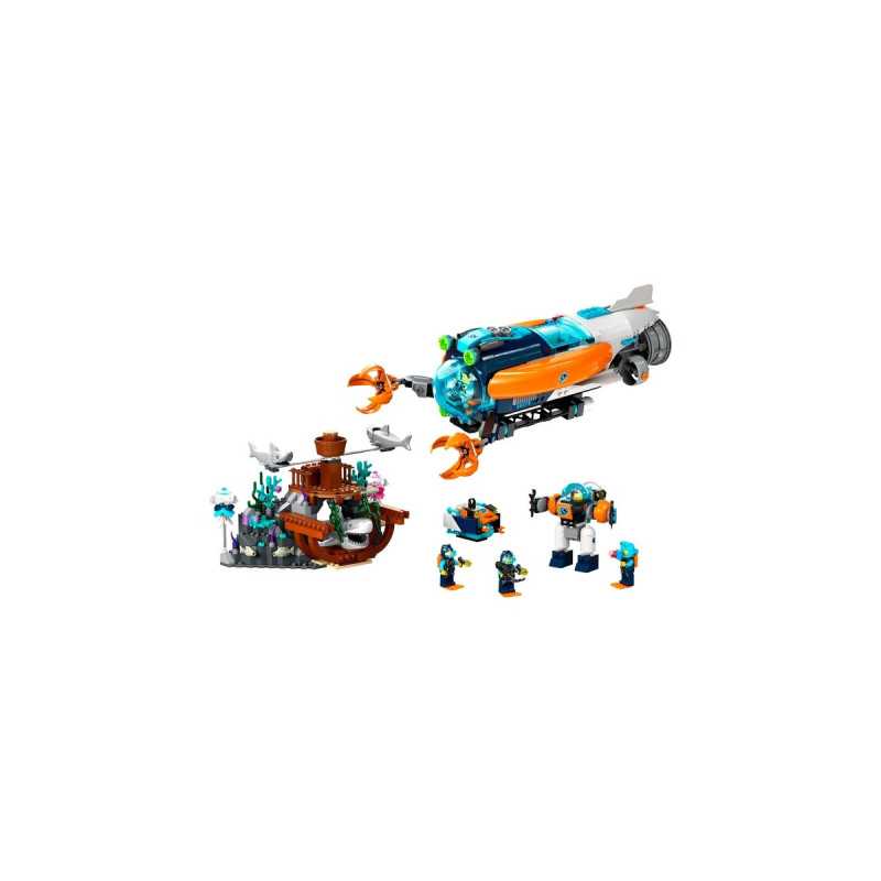 LEGO 60379 City Forscher-U-Boot, Konstruktionsspielzeug