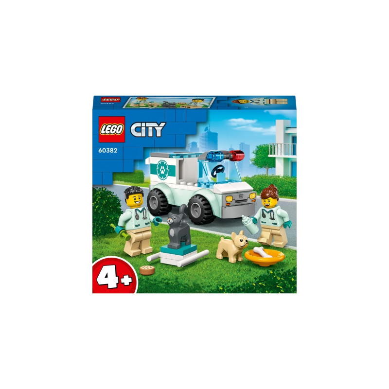 LEGO 60382 City Tierrettungswagen, Konstruktionsspielzeug