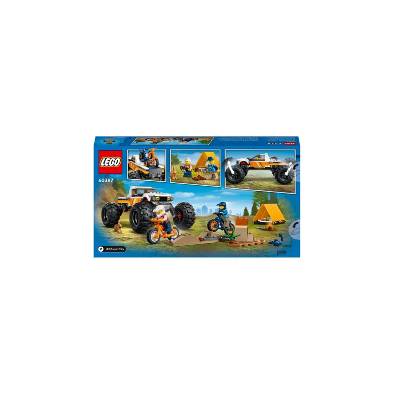 LEGO 60387 City Offroad Abenteuer, Konstruktionsspielzeug