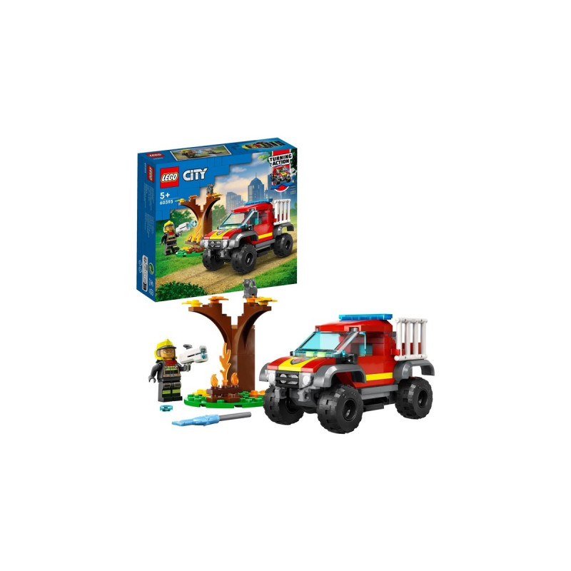 LEGO 60393 City Feuerwehr-Pickup, Konstruktionsspielzeug