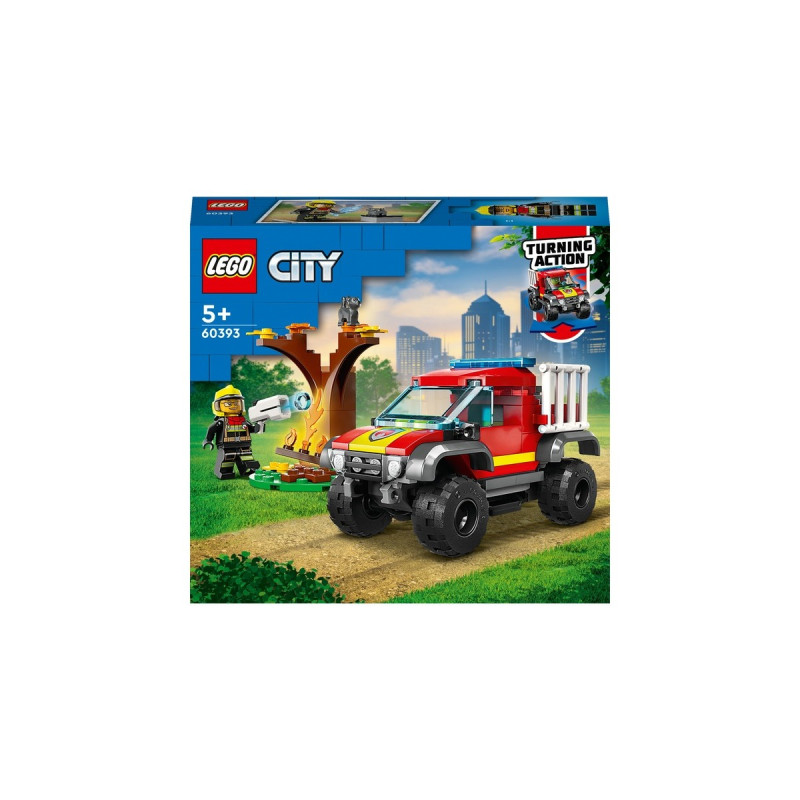 LEGO 60393 City Feuerwehr-Pickup, Konstruktionsspielzeug