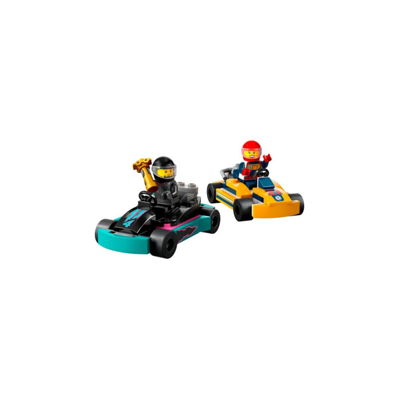 LEGO 60400 City Go-Karts mit Rennfahrern, Konstruktionsspielzeug